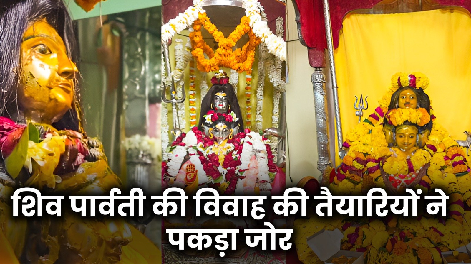 शिव पार्वती की शादी की तैयारियों ने पकड़ा जोर