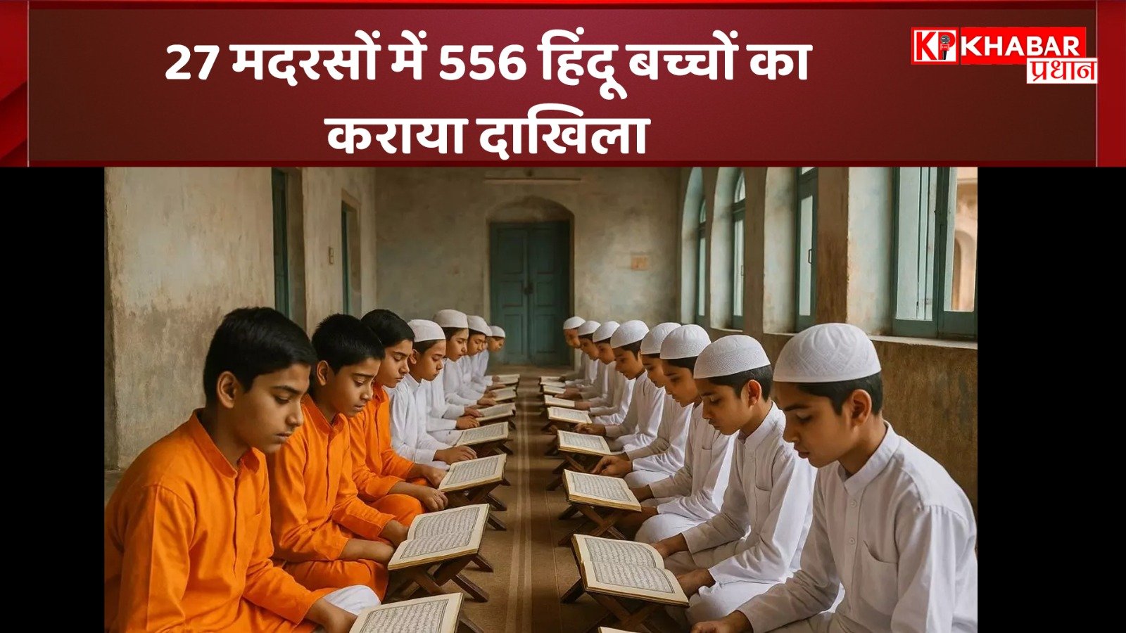 27 मदरसों में 556 हिंदू बच्चों का कराया दाखिला : धर्मांतरण का आरोप