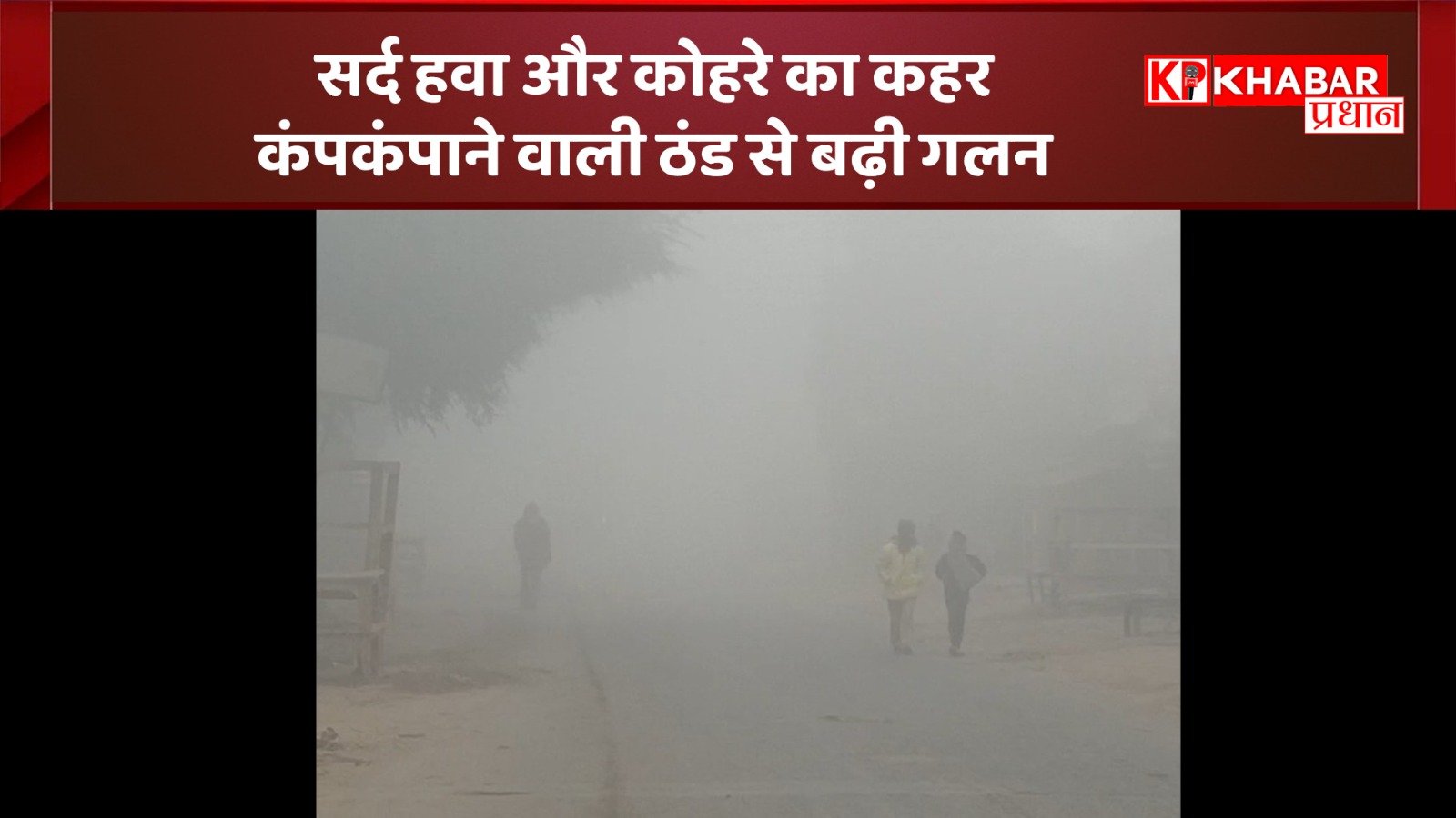 सर्द हवा और कोहरे का कहर:कंपकंपाने वाली ठंड से बढ़ी गलन: