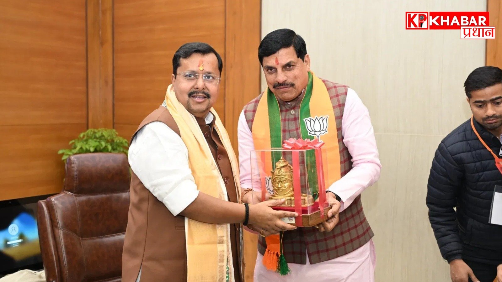 नव निर्वाचित भाजपा अध्यक्ष&nbsp; नितिन नबीन से मुख्यमंत्री मोहन यादव ने की मुलाकात: