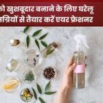 घर को खुशबूदार बनाने के लिए घरेलू सामग्रियों से तैयार करें एयर फ्रेशनर: