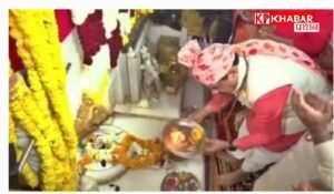 महाशिवरात्रि के पर्व पर मुख्यमंत्री डॉ मोहन यादव ने प्राचीन बड़वाले महादेव मंदिर में की पूजा अर्चना: