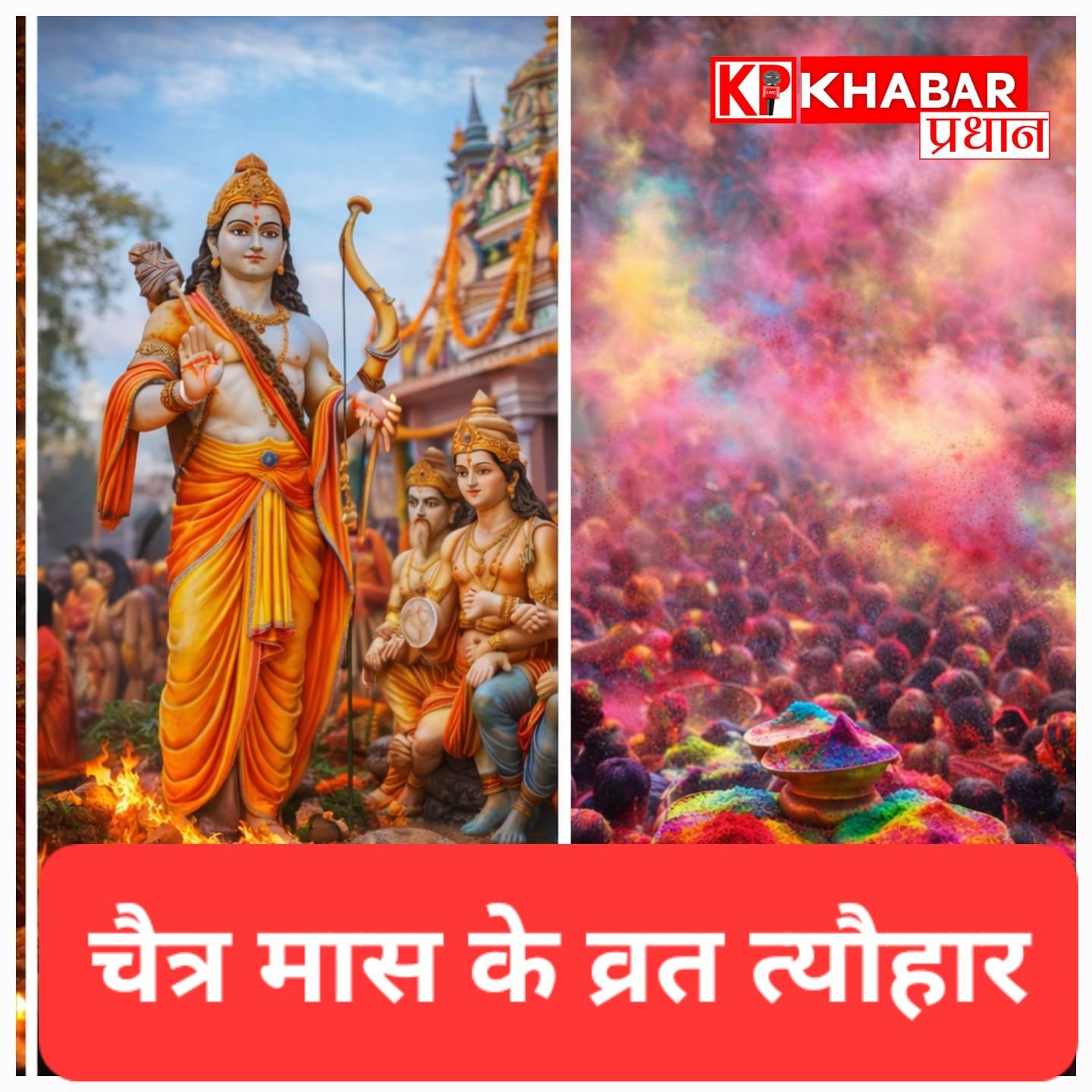 चैत्र माह की शुरुआत, नवरात्रि और रामनवमी सहित कई पर्वों की रहेगी धूम