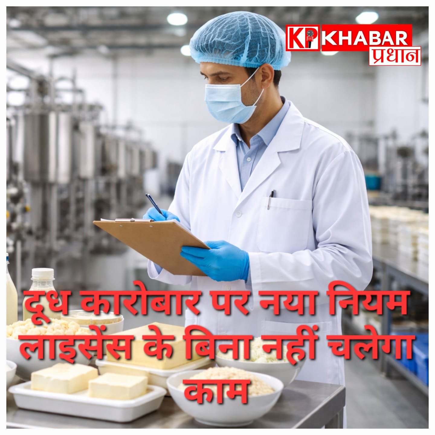 मिलावट रोकने के लिए सख्त कदम, अब डेयरी कारोबार के लिए लाइसेंस जरूरी होगा <br>