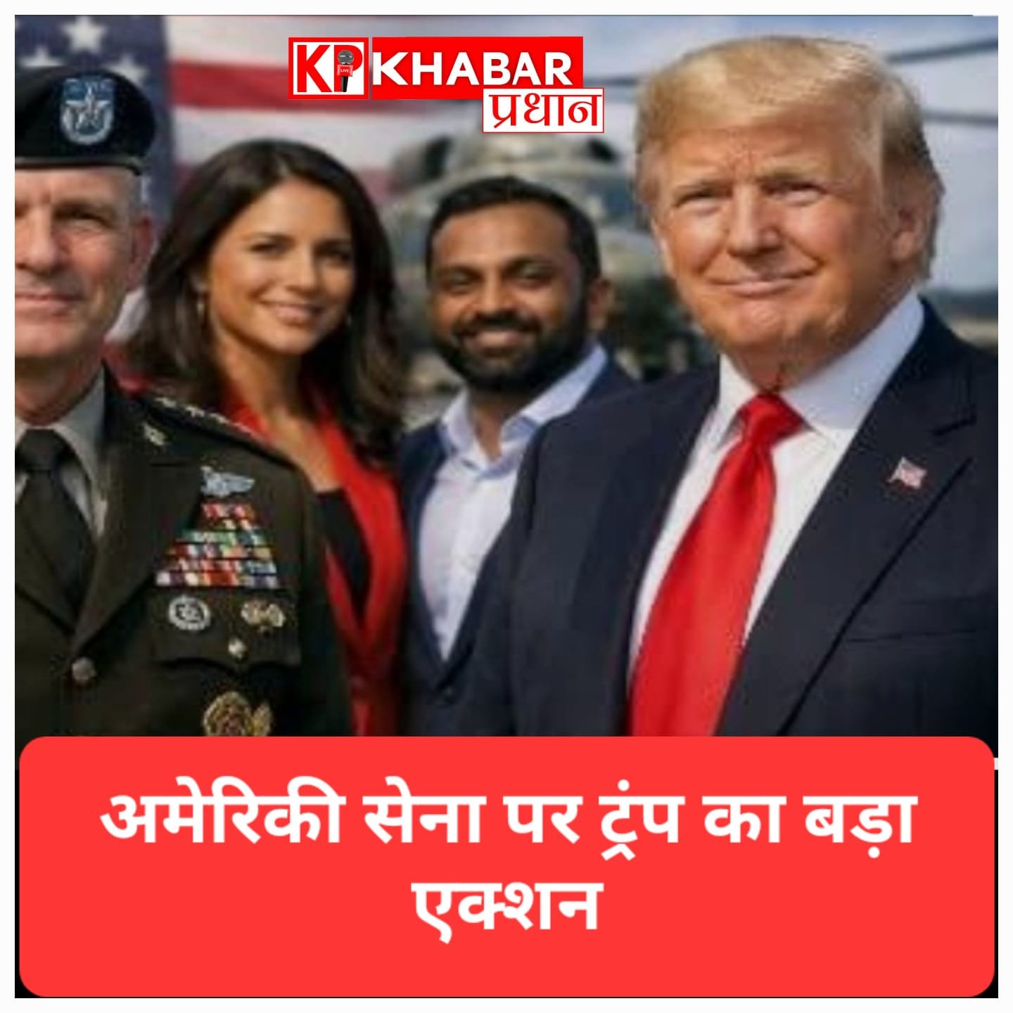 ट्रंप का बड़ा एक्शन: अमेरिकी सेना में मची खलबली, सेना प्रमुख समेत कई बड़े अफसरों की छुट्टी!