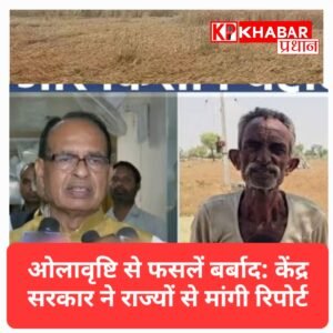 बेमौसम बारिश और ओलावृष्टि से फसलों को भारी नुकसान: केंद्र सरकार ने राज्यों से मांगी रिपोर्ट