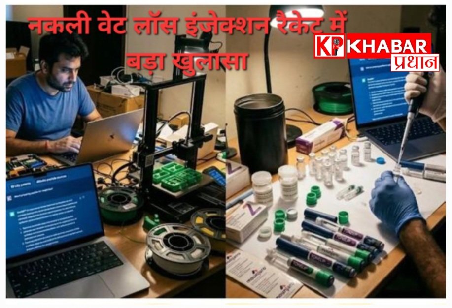 नकली वेट लॉस इंजेक्शन रैकेट का भंडाफोड़: चैट जीपीटी से सीखा फॉर्मूला: