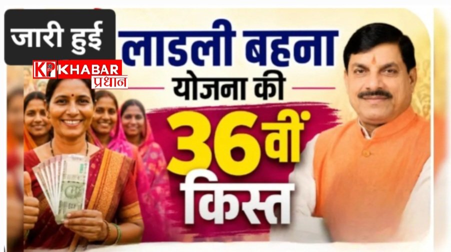 मध्य प्रदेश में लाडली बहनों को सरकार का तोहफा….. महिलाओं को मिली 36वीं किस्त: