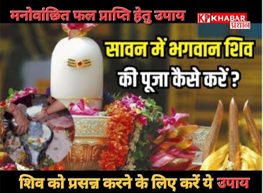 सावन में शिव पूजा कर मनवांछित फल पाने हेतु करें यह उपाय:तरक्की ,सुख समृद्धि , विवाह संबंधी समस्या से निजात के लिए करें यह उपाय: